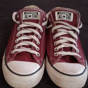 Converse Ladies' Burgundy All Star Sneakers